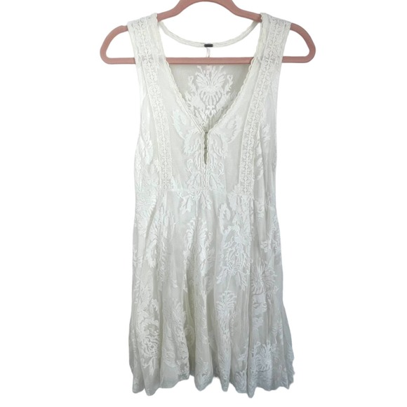 Free People Reign Over Me Lace Mini Dress - Picture 6 of 13